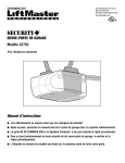 OUVRE-PORTE DE GARAGE Modèle 3275C Manuel d`instructions