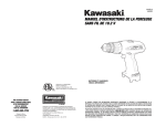 MANUEL D`INSTRUCTIONS DE LA PERCEUSE SANS FIL DE 19.2 V