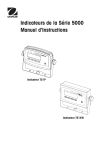 Indicateurs de la Série 5000 Manuel d`Instructions