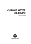 CHROMA METER CR-400/410