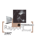 Rapport annuel IRSST 1997 couv