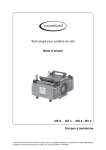 ME 8 - MZ 4 - MD 4 - MV 2 Pompes à membrane Mode d´emploi