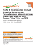 Parts & Maintenance Manual Manuel de Maintenance et