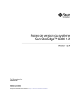 Notes de version du système Sun StorEdge 6320 1.2 Version 1.2.4