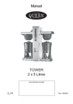 Manuel TOWER 2 x 5 Litres