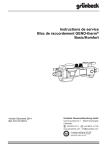 Modes d emploi GENO-therm Bloc de raccordement fr