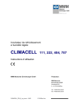 CLIMACELL 111, 222, 404, 707
