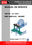 MANUEL DE SERVICE - STA Fournitures ascenseurs