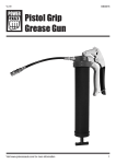 Pistol Grip Grease Gun