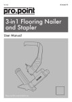 3-in1 Flooring Nailer and Stapler
