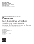 Kenmore® Top-Loading Washer Lavadora de