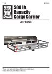 500 lb. Capacity Cargo Carrier