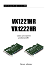 VX1221HR VX1222HR