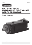 HYDRAULIC DISC VALVE GEROLER MOTOR