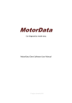 MotorData Client Software User Manual