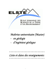 Master - Université de Genève