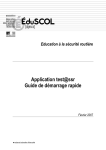 Application test@ssr - Guide de démarrage rapide