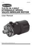 HYDRAULIC SPOOL VALVE GEROLER MOTOR