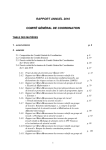 rapport annuel 2010 comité général de coordination 1. avant