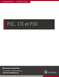 P3C, LTE et P3D - Université d`Ottawa