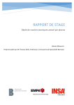 Rapport de stage - Bern University of Applied Sciences Engineering