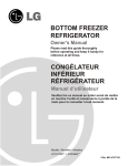 bottom freezer refrigerator congélateur inférieur réfrigérateur
