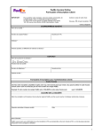 FEDEX INVOICE ONLINE SERVICE AGREEMENT