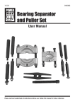 Bearing Separator and Puller Set