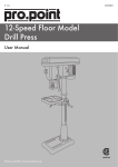 12-Speed Floor Model Drill Press
