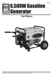 6,500W Gasoline Generator