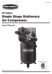 Single Stage Stationary Air Compressor