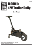 5,000 lb 12V Trailer Dolly