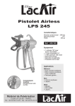 Pistolet Airless LPS 245
