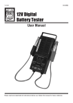 12V Digital Battery Tester