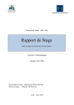 Rapport de Stage