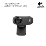 Getting started with Logitech® HD Webcam C310