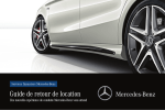 Guide de retour de location - Mercedes