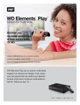 WD Elements™ Play™ Multimedia Drive