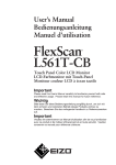 FlexScan L561T-CB Manuel d`utilisation