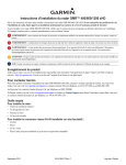 Instructions d`installation du radar GMR™ 400/600/1200 xHD