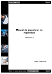 Toughbook Warranty and Repair Manual - French v4 2