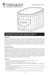 Therabath® Paraffin Bath Operator`s Manual