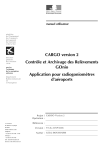 Manuel d`utilisation de CARGO 2 - MD software