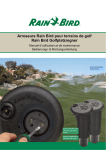 Arroseurs Rain Bird pour terrains de golf Rain Bird Golfplatzregner