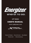 USER`S MANUAL XP18000