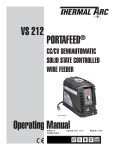 PORTAFEED® VS 212 Operating Manual