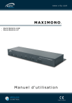MAXIMONO® Manuel d`utilisation - Archives