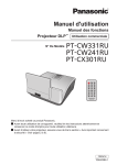 Manuel d`utilisation PT-CW241RU PT