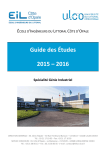 Guide des Études 2015 – 2016