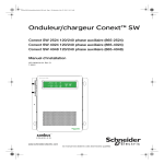 Onduleur/chargeur Conext™ SW